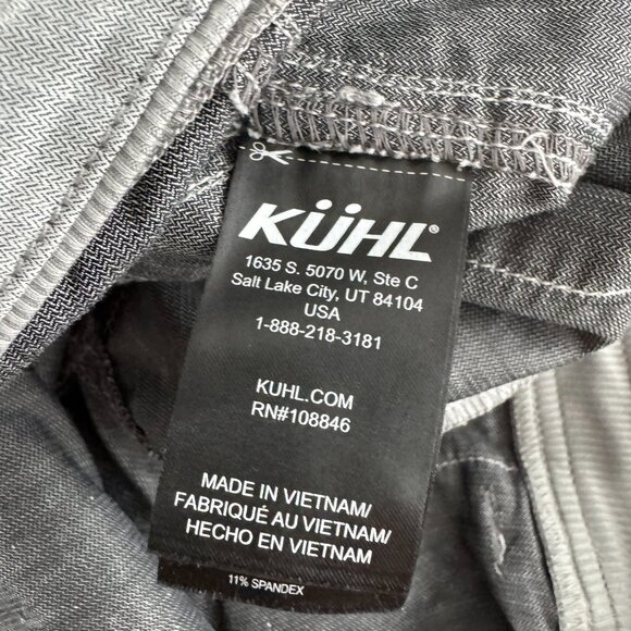Kuhl Cabo Pant Womens Size 16 Gray Cotton Polyester Linen Outdoor PT-2636 - Picture 9 of 11